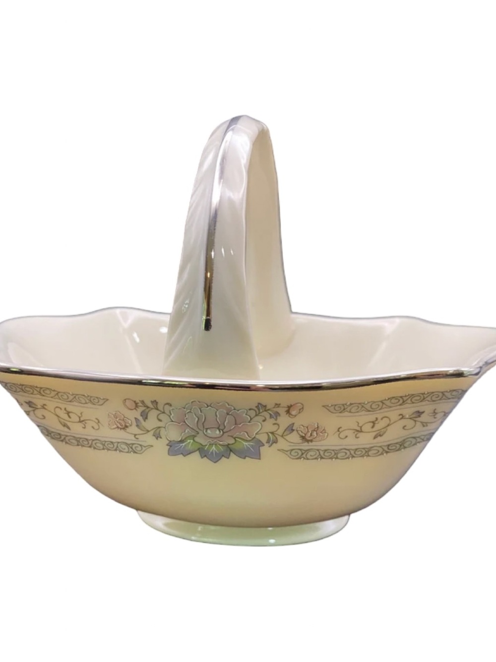 Lenox Vintage Charleston Small Trinket/Candy Basket